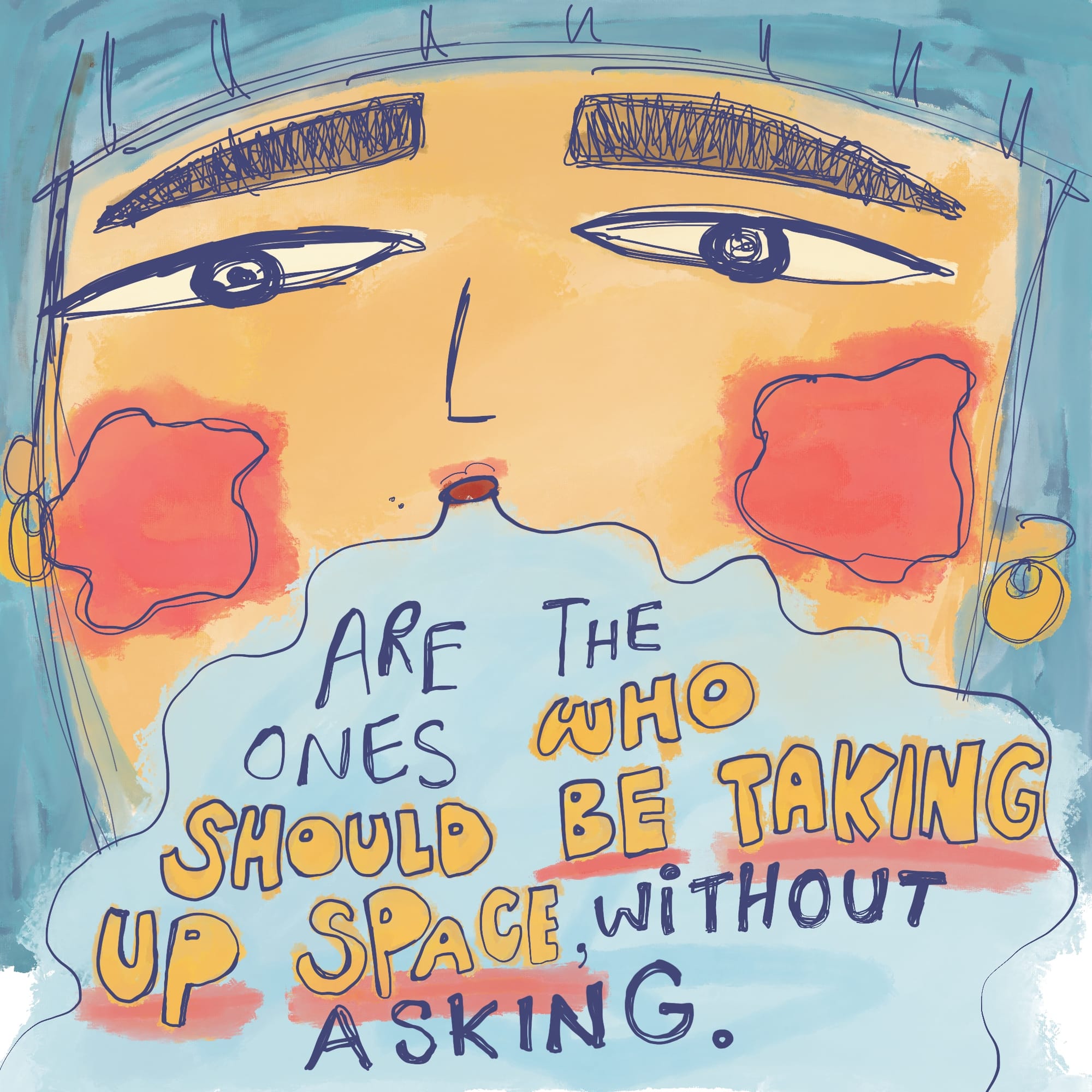 drawings from 2021; on being an asian american woman