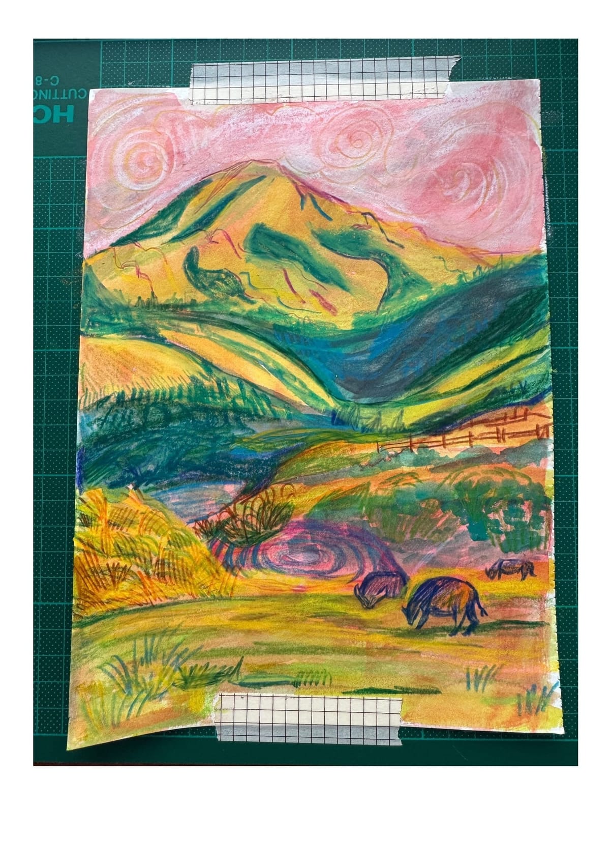 Art Journey Journal: First paint with gouache